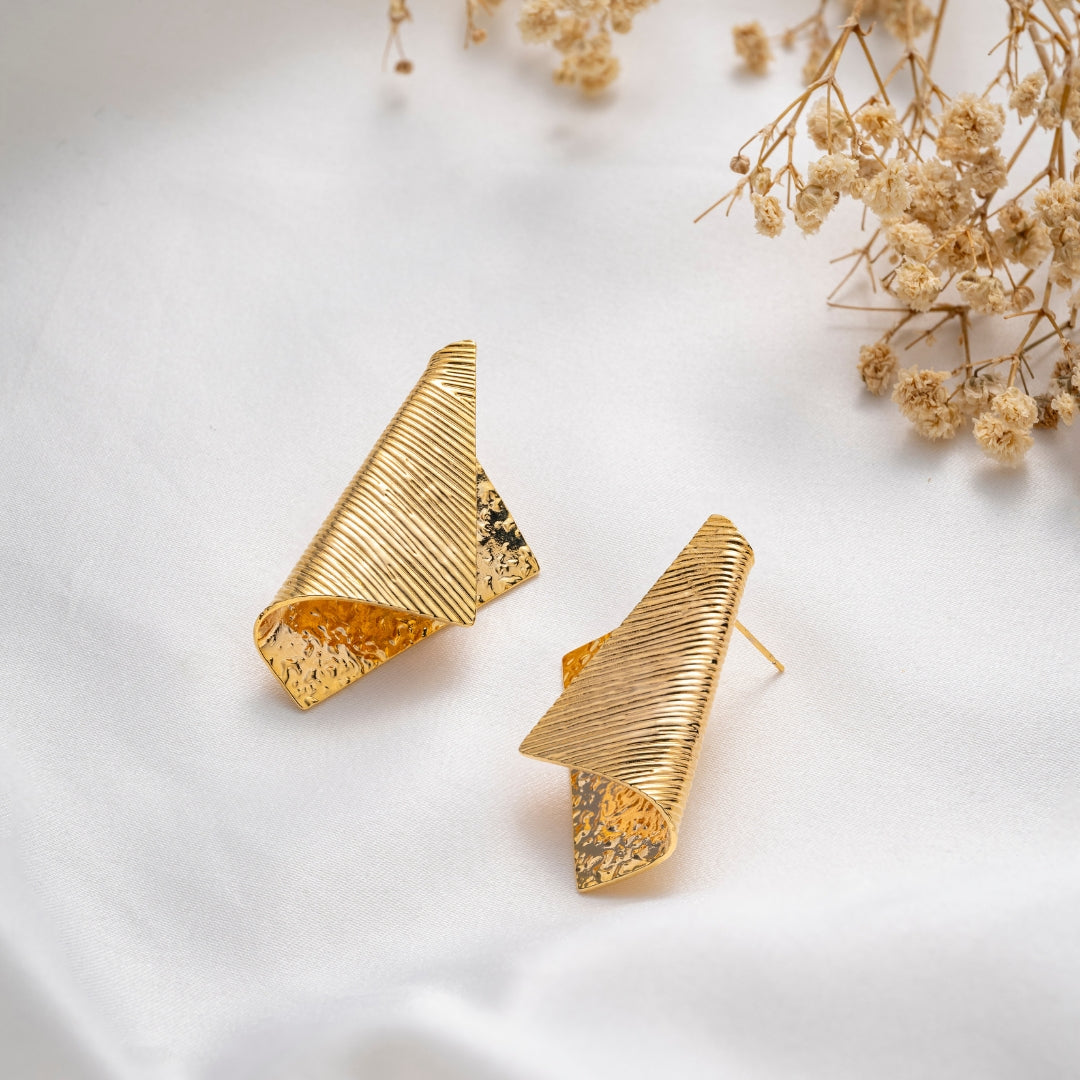 Origami earrings