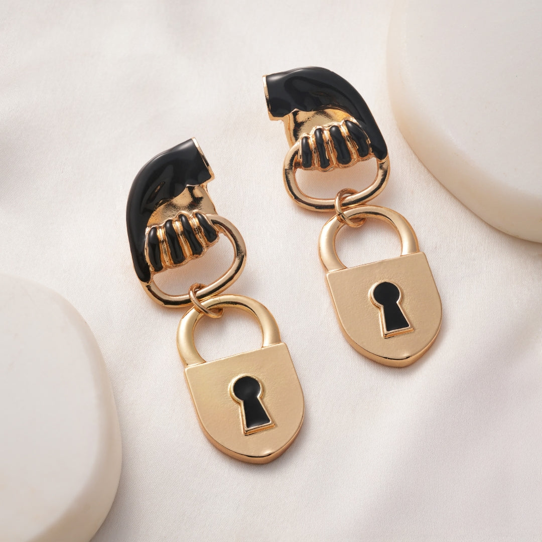 Locked Love Earrings