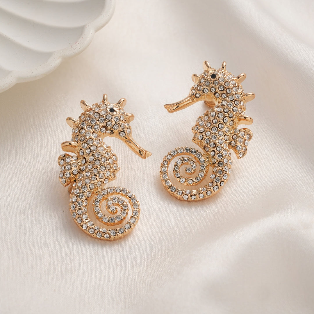 Seahorse Stud Earrings