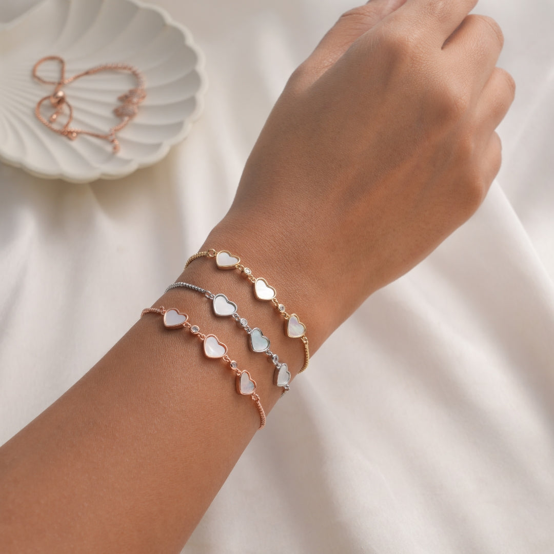 Mother of Pearl Dainty Bracelets