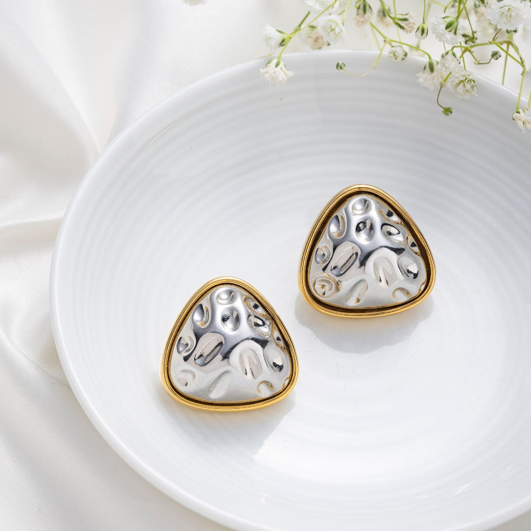 Tri-Angle My Love Earrings