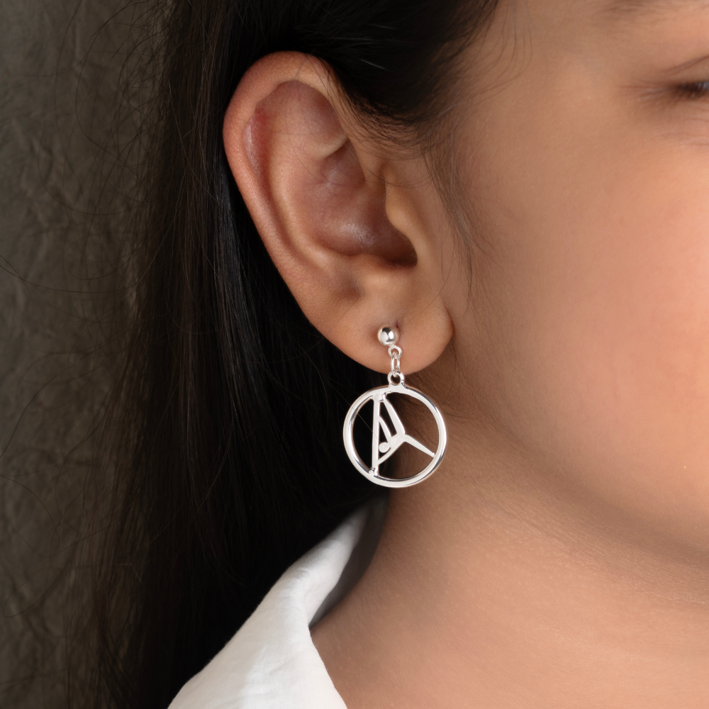 Jolly Gymnastics drop earrings