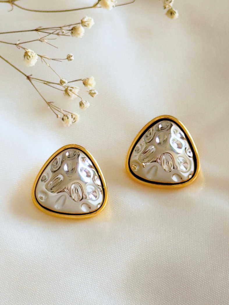 Tri-Angle My Love Earrings