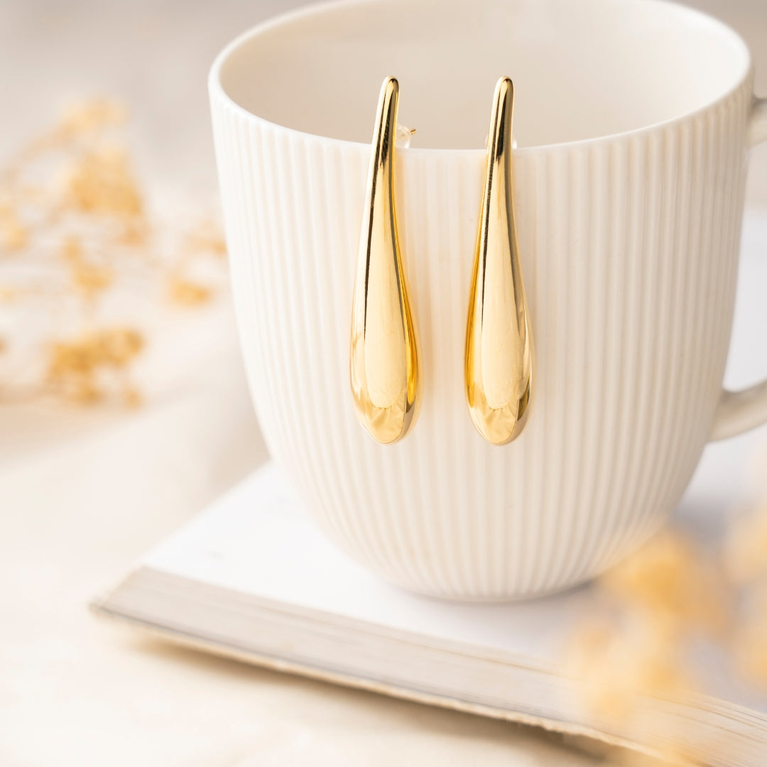 Gold Drip earring