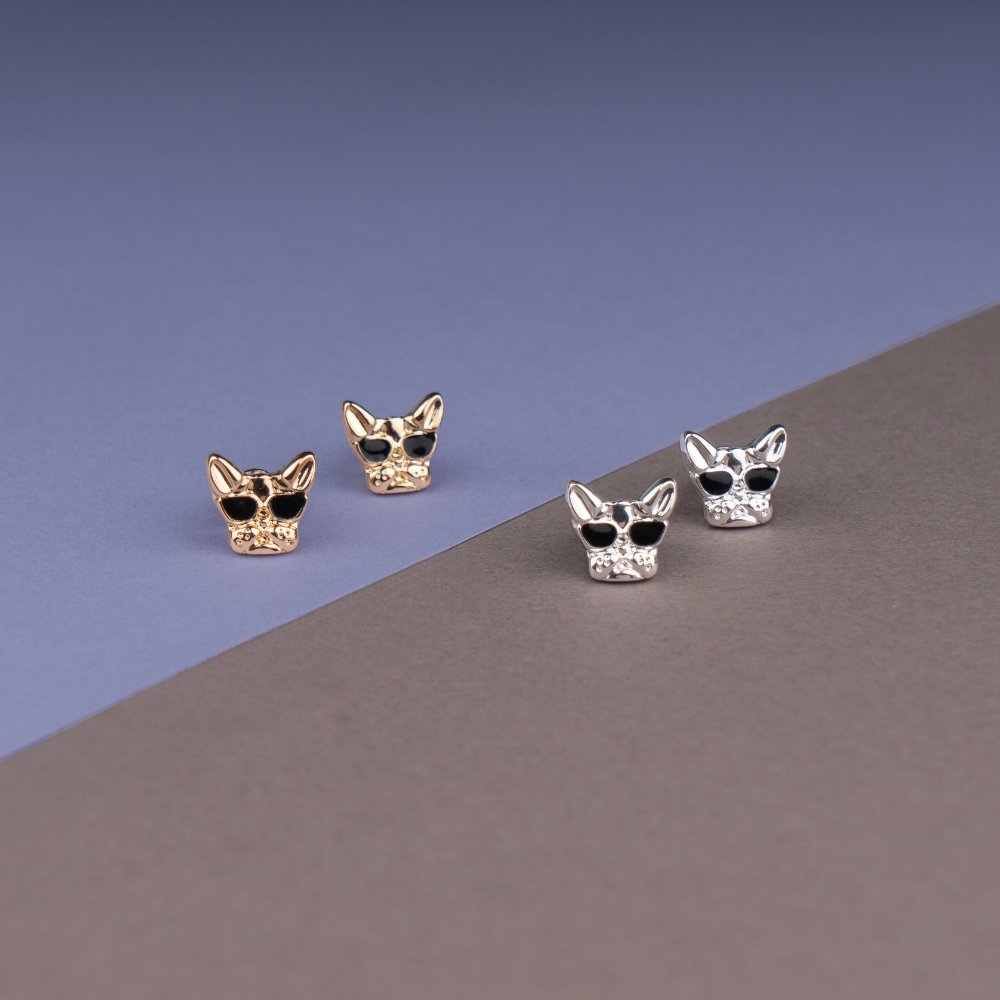 Gucci Dog Stud Earring
