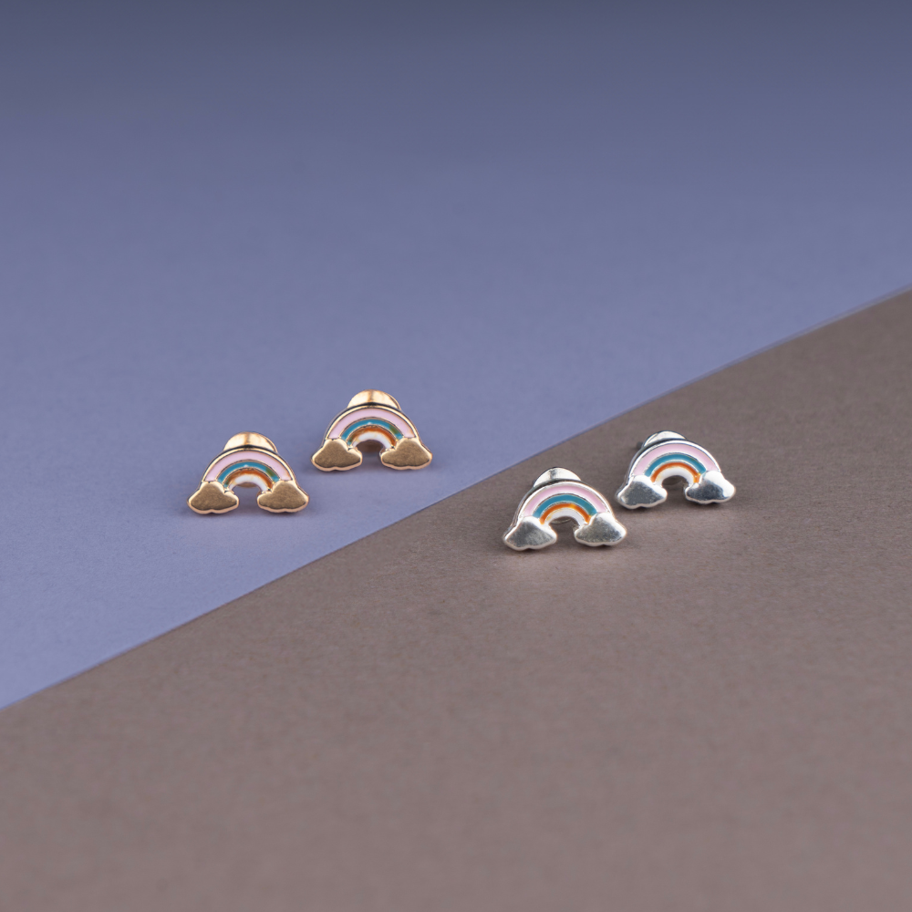 Rainbow Stud Earring