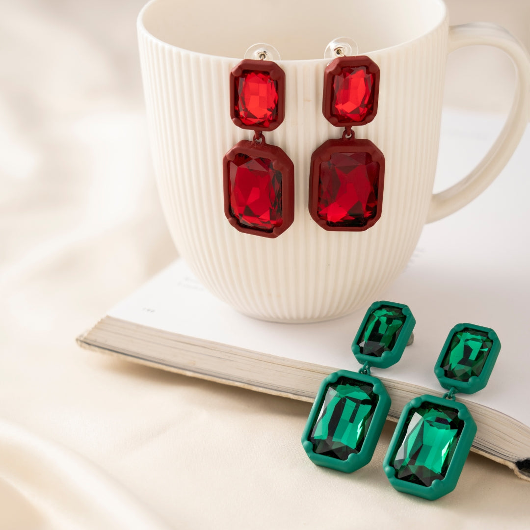 Disco drenched earrings