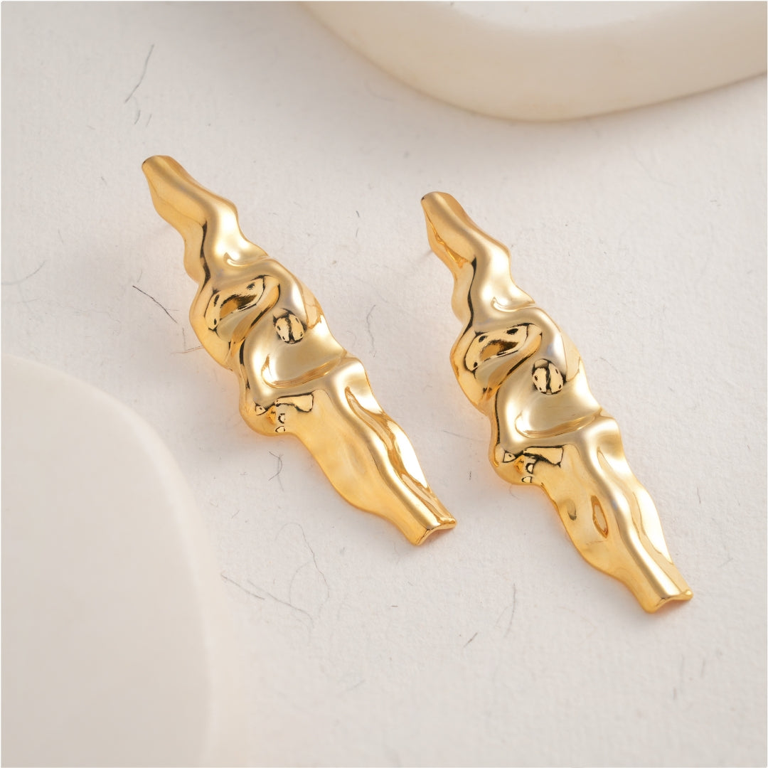Gold Foil Earrings
