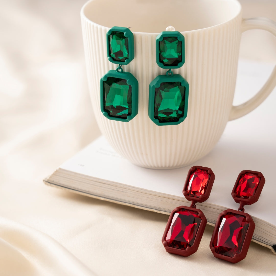 Disco drenched earrings