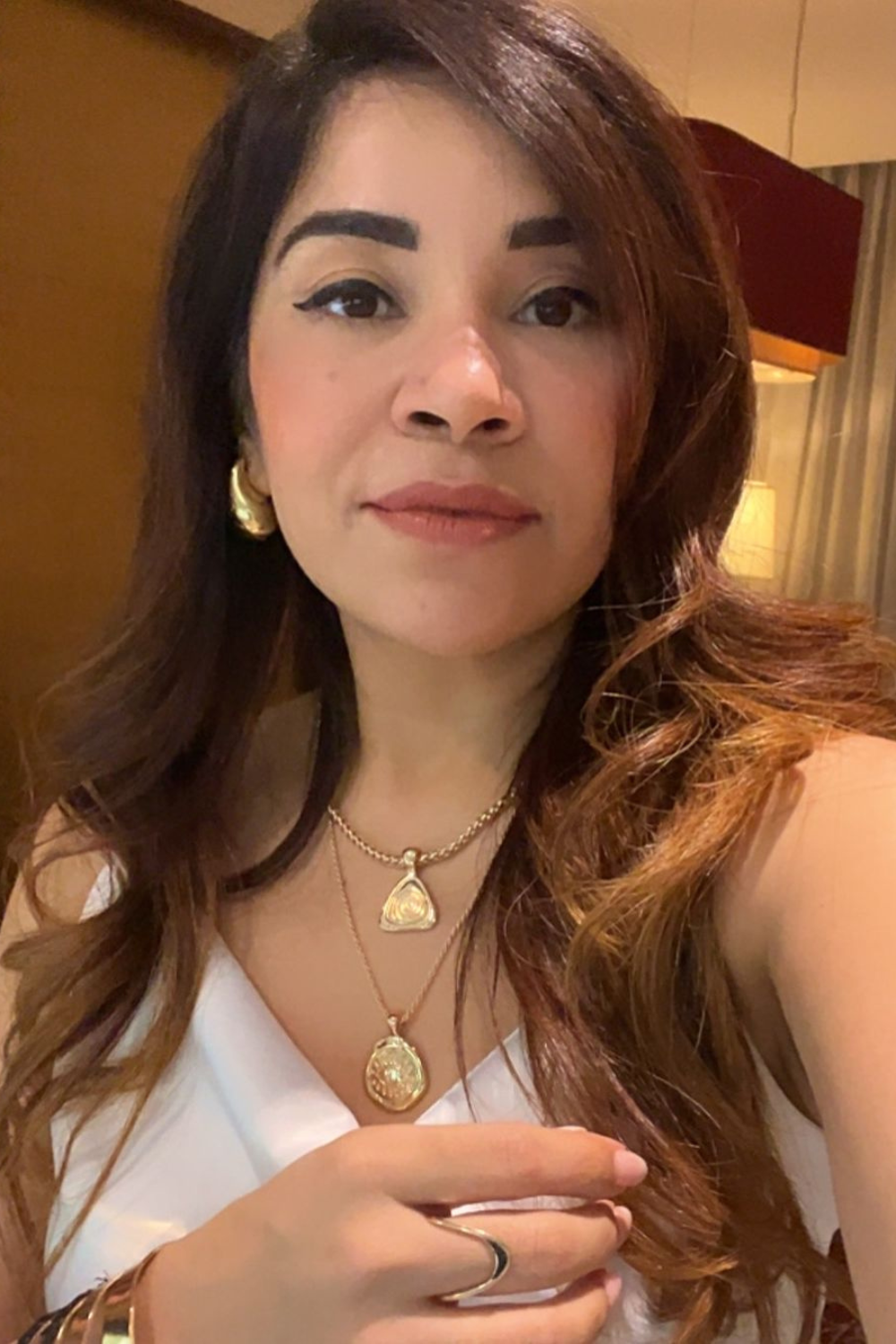 Eye swear Layered neckpiece