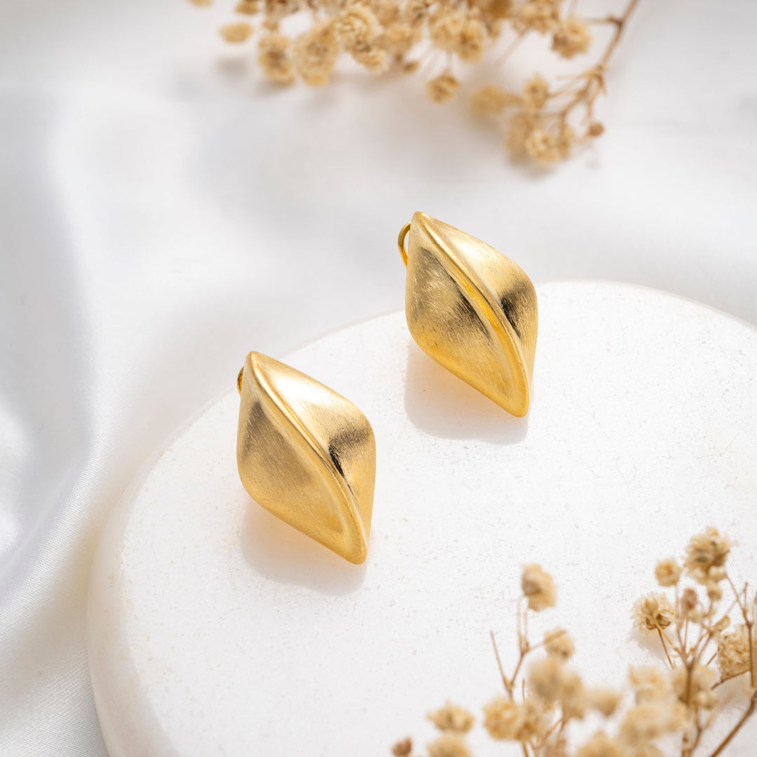 Gold Fold Earrings