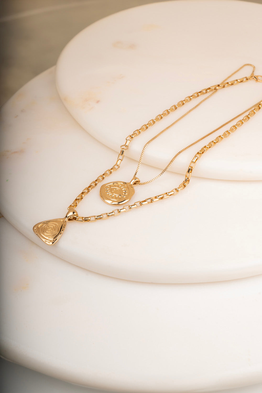 Eye swear Layered neckpiece