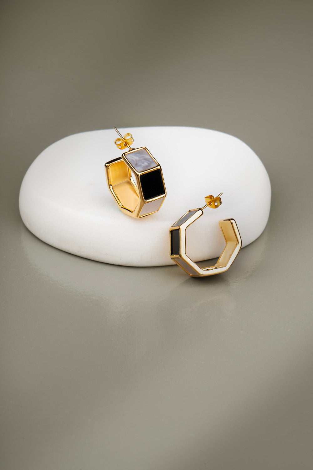 Lola Mini Hoops Grey