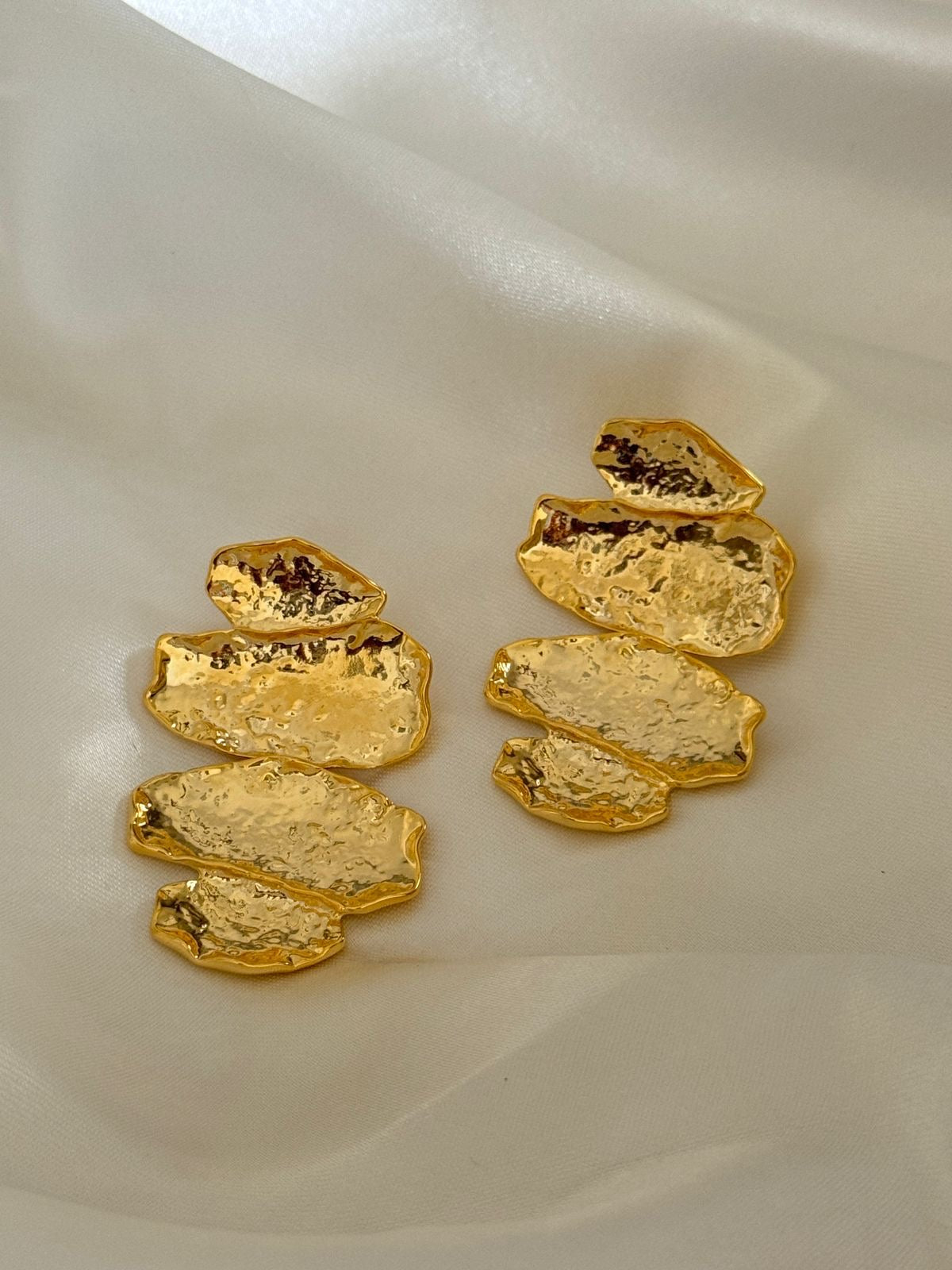 Sculptural Gold Earrings